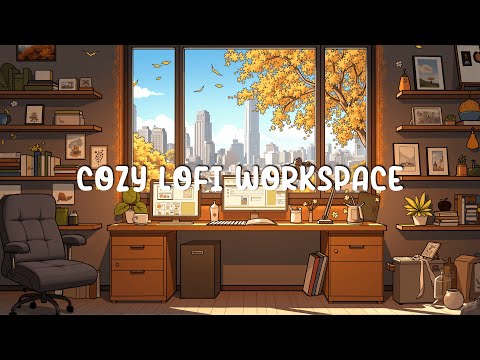 Cozy Lofi Workspace 📚 Chill Vibes ️🎶 Deep Focus to Study / Work / Relax with Lofi Hip Hop Music