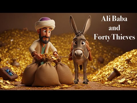 Ali Baba and Forty Thieves | Ai cartoon stories | Kids interesting stories | #alibaba #animatedmovie