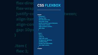 CSS FLEXBOX | NextGen Coders #coding #youtube #youtubeshorts #webdevelopment #frontend #css #flexbox