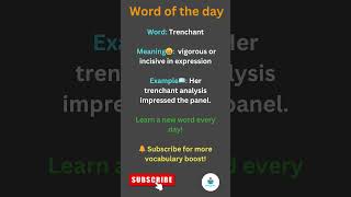🧠 Word of the Day ✨ | Learn Smart English Daily 💬 | #SmartStudyTips