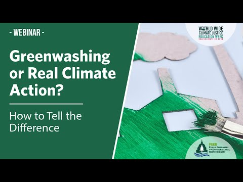 Greenwashing or Real Climate Action? How to Tell The Difference