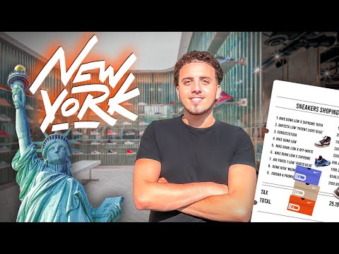 SNEAKER SHOPPING IN NEW YORK CITY WITH RAMITHEICON!!!