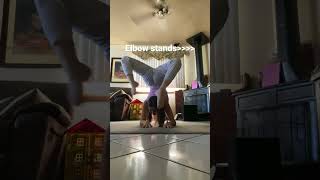Elbow stand ( I COULDNT GET MY HIPS TO TURN IN😡😡)