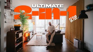 My 2-in-1 Living Room & Home Office Setup | Tech, Minimalist Design