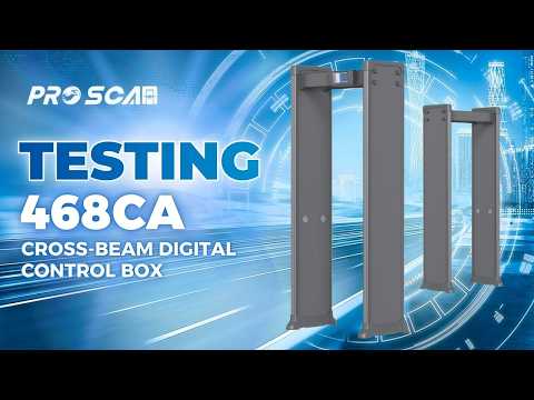 Walk-through metal detector | Cross-beam Digital Control Box 468CA - ProScan Global