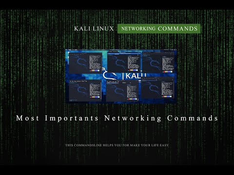 Most Importants Networking Commands And Explanations in Kali LInux 2024