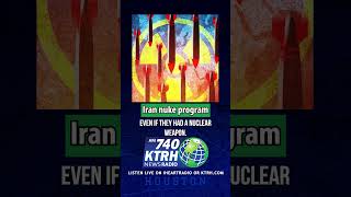 Iran's nuclear program could be a danger to the West