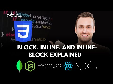 10- Display Block, Inline, and Inline-Block explained | CSS Tutorial - CSS Lecture 10 - Hindi / Urdu