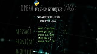 Python for beginners - String manipulation