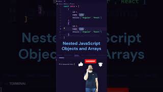 Nested JavaScript Objects and Arrays 🖥️  JavaScript Knowledge!  💡 #javascript #viral #trending