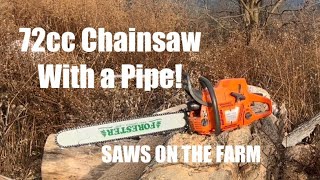 SOTF: 72cc Amazon clone #chainsaw #mcculloch #diy #vintage #homestead