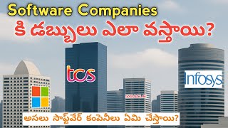 How Software Companies Makes Money And What Software Companies Do?Explained  in Telugu