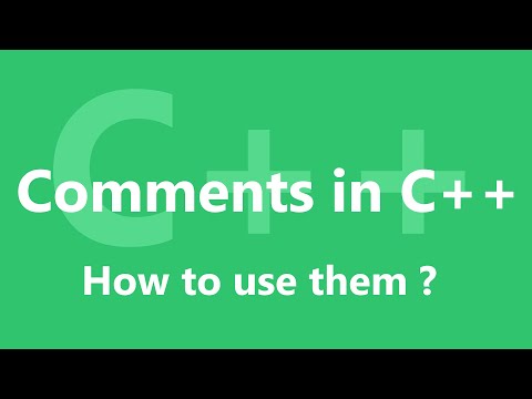 Comments in C++