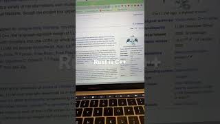 Rust is C++ #programming