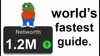 World's Fastest Guide To Get Rich!!!!!!!( UNDER 100 SEC)