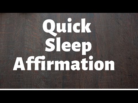 Sleep Affirmation with Meditation Music