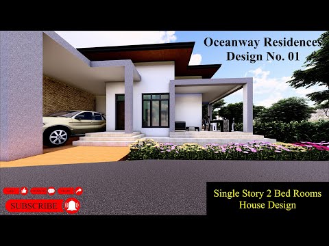 2 Bedroom House Design | Modern Home Ideas | Design No. 08