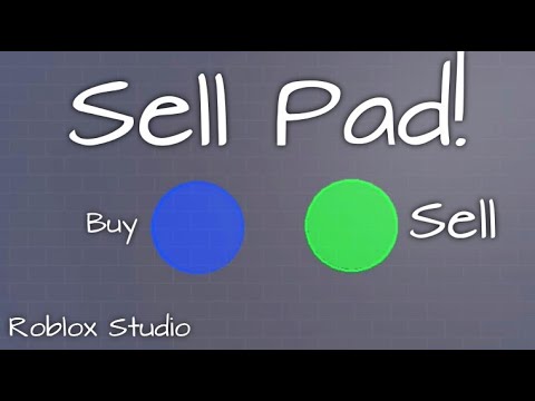 How to make a sell pad in Roblox Studio!