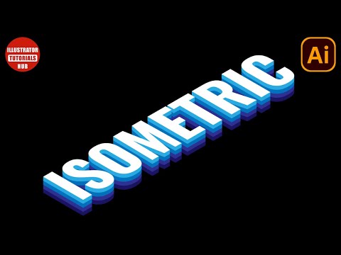 How To Create Isometric Layered Text Effect In Adobe Illustrator | Trending 3d Text Art | Typography