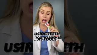 “Real quick no’s” teeth edition! #charcoal #whiteteeth #dentist