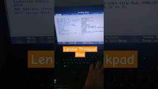 Lenovo Thinkpad Bios Setup 🛠️💻 #youtubeshorts #laptop #lenovothinkpad #lap #computer #setup