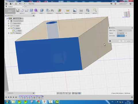 Autodesk Fusion 360 Tutorial.....How To Use "Mirror (Face)" Tool In Autodesk Fusion 360.