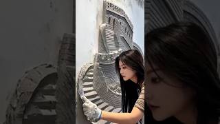 Muralist Mingyue_beautiful new mural design #muralart #muralwork #art #painting #artist #shortvideo