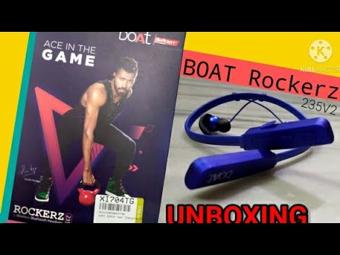 boAt RockerZ 235 V2 Fast bluetooth wireless headset , Unboxing 👍👍