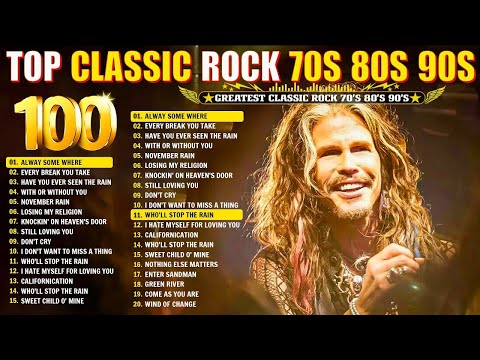 Best Classic Rock Songs 70s 80s 90s🔥ACDC, U2, Guns N Roses, Metallica, Aerosmith, Bon Jovi, Queen