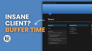 Project Deadline Tracker with Buffer Time in Notion