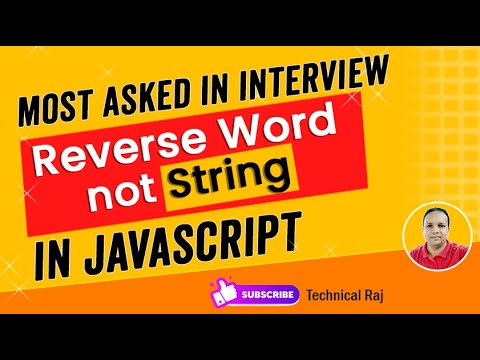 Reverse Word in JavaScript | Interview Question in Hindi #javascript #coding #interview