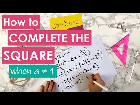 ■ How to Complete the Square (a ≠ 1)