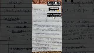 C language (character set and constants) #like #trending #viralvideo #coding #clanguage #shorts