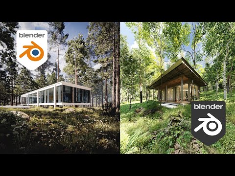 Easy Photorealistic architecture and environments in Blender - Beginner tutorial