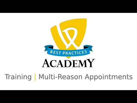 Scheduler - Multi-Reason Appointments