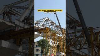 Massive steel span, smarter design.#amdavad #BulletTrainProject #MakeInIndia #KalupurStation