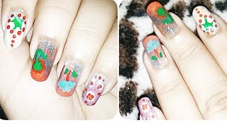 unique gradient design nail art flower nail art watch it 😱😱 like share and subscribe ❤️❤️💅💅💗💗....