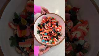 Halloween candy salad 🧠🩸 #asmr #halloween #candy #satisfying #restock #spookyseason #fyp #shorts