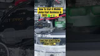 How to Start a Jump Start Service🔋🪫  & Make $85 Per Call 🤔(Easy Side Hustle Idea!) #jumpstart