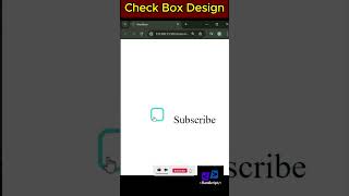 Create Check Box Design With HTML and CSS |#ramscript #coding #webproject #design #trending #shorts