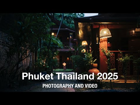 Phuket Thailand 2025 4k - Street Photography and Video.