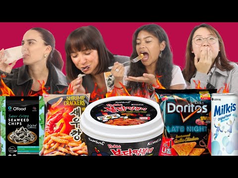 Students Tried Korean Snacks and COMPLETELY REGRETTED It (Or Did they?)