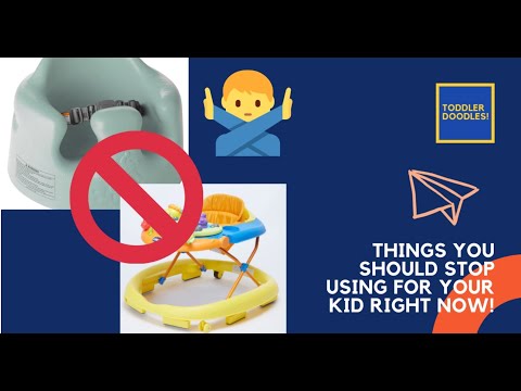 Big NO to bumble seats and walkers for your baby!