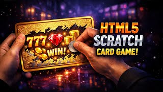 Scratch Card Game Source Code | HTML5 Canvas JavaScript