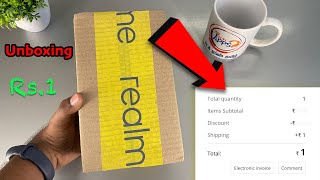 Unboxing + Giveaway Rs.1 🤪🤪🤪 Product from Realme @ TechApps Tamil