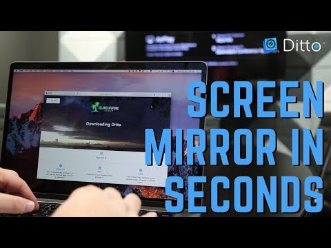 Screen Mirror in Seconds with Ditto