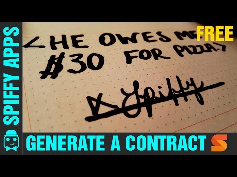 Android App: Shake | Contract App | Make Contracts With Your Droid