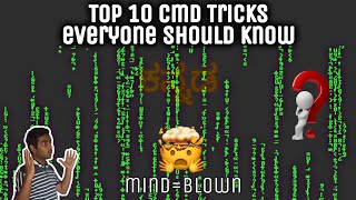 #10 Cmd Tricks and Tips everyone should know on Windows 10|Top secret features |Kannada