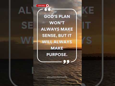 God’s Plan Has a Purpose! #god #quotes #trustgod #faith #divine #spiritual  #trustgodsplan #shorts