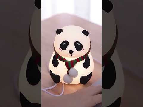 Silicone cute panda light #light #trending #cute #lamp #shorts #viralshorts #silicone